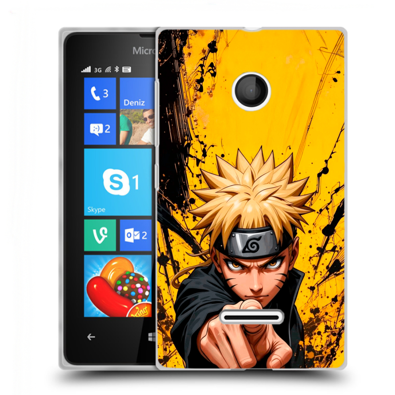 Пластиковый чехол на Microsoft Lumia 435 с принтом Naruto Наруто Пластиковый чехол на Microsoft Lumia 435 с принтом Naruto Наруто