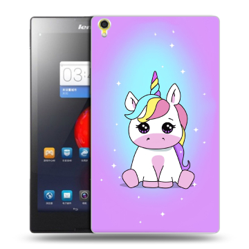 Силиконовый чехол на Lenovo Tab S8 с принтом Единорог