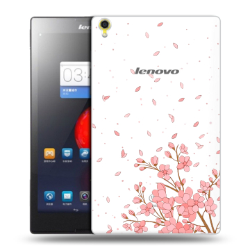Силиконовый чехол на Lenovo Tab S8 с принтом Ветка сакуры