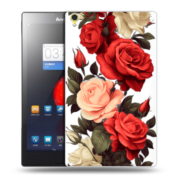 Силиконовый чехол на Lenovo Tab S8 с принтом Розы