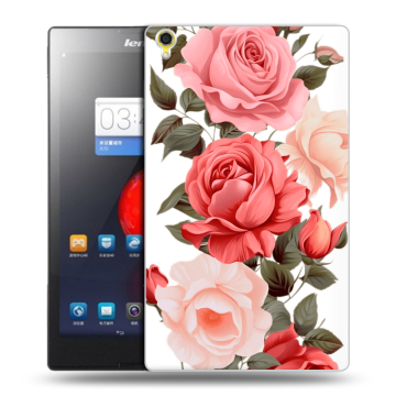 Силиконовый чехол на Lenovo Tab S8 с принтом Розы Силиконовый чехол на Lenovo Tab S8 с принтом Розы