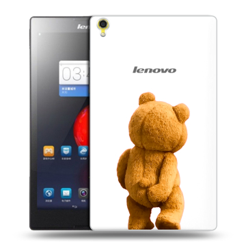 Силиконовый чехол на Lenovo Tab S8 с принтом Медведь