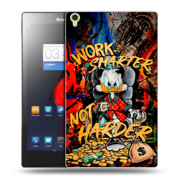 Силиконовый чехол на Lenovo Tab S8 с принтом Дональд Дак Деньги