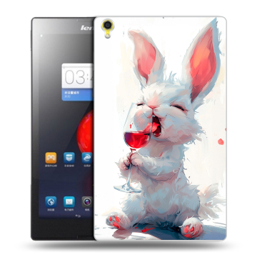 Силиконовый чехол на Lenovo Tab S8 с принтом кролик зайчик