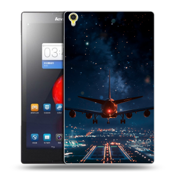 Силиконовый чехол на Lenovo Tab S8 с принтом самолет