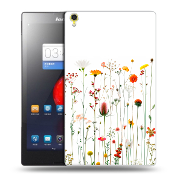 Силиконовый чехол на Lenovo Tab S8 с принтом цветы