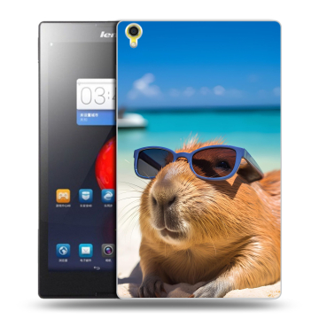 Силиконовый чехол на Lenovo Tab S8 с принтом Капибара