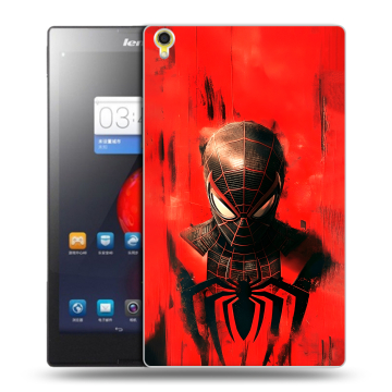 Силиконовый чехол на Lenovo Tab S8 с принтом человек паук spiderman