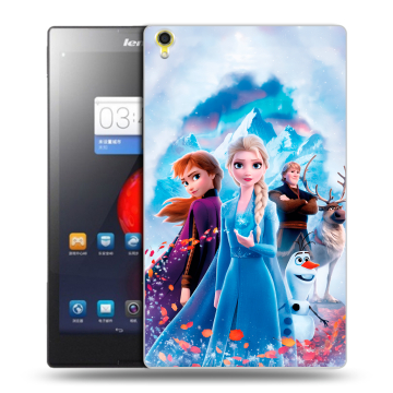 Силиконовый чехол на Lenovo Tab S8 с принтом Холодное сердце Frozen