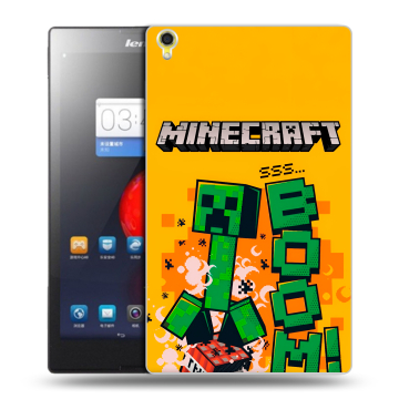 Силиконовый чехол на Lenovo Tab S8 с принтом Майнкрафт Minecraft