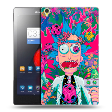 Силиконовый чехол на Lenovo Tab S8 с принтом Рик и Морти Rick Morty