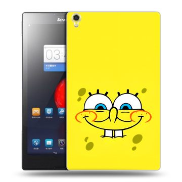 Силиконовый чехол на Lenovo Tab S8 с принтом спанчбоб спанч боб