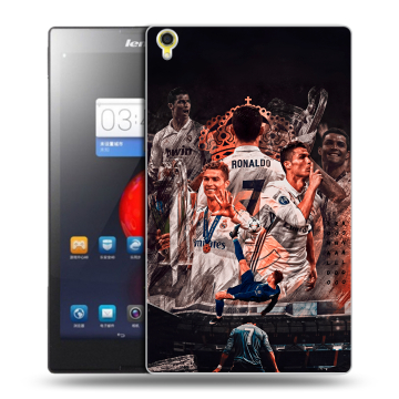Силиконовый чехол на Lenovo Tab S8 с принтом Реал Роналдо Real Ronaldo
