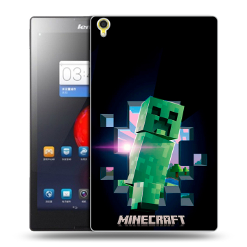 Силиконовый чехол на Lenovo Tab S8 с принтом Майнкрафт Minecraft