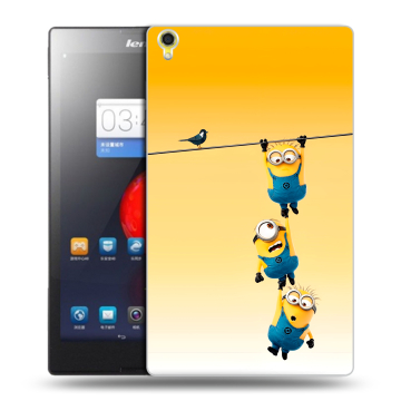 Силиконовый чехол на Lenovo Tab S8 с принтом Миньоны