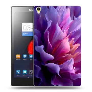 Силиконовый чехол на Lenovo Tab S8 с принтом женский цветы