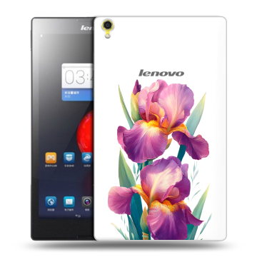 Силиконовый чехол на Lenovo Tab S8 с принтом Цветы орхидеи