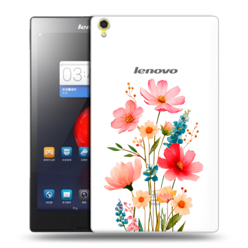 Силиконовый чехол на Lenovo Tab S8 с принтом Цветы