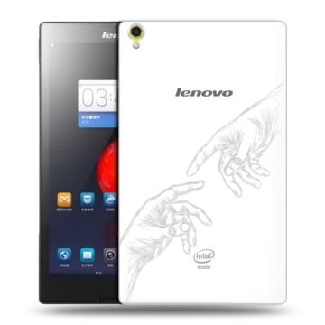 Силиконовый чехол на Lenovo Tab S8 с принтом Сотворение мира