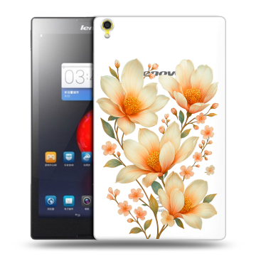 Силиконовый чехол на Lenovo Tab S8 с принтом Цветы