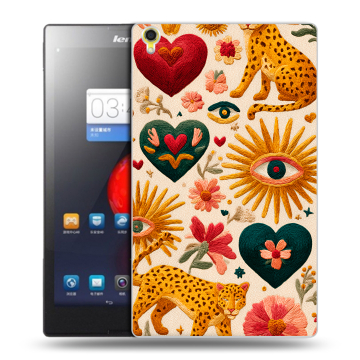 Силиконовый чехол на Lenovo Tab S8 с принтом Модный принт