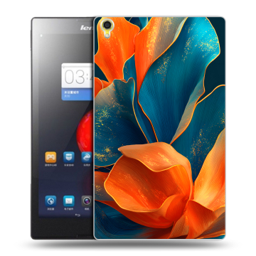 Силиконовый чехол на Lenovo Tab S8 с принтом Цветы