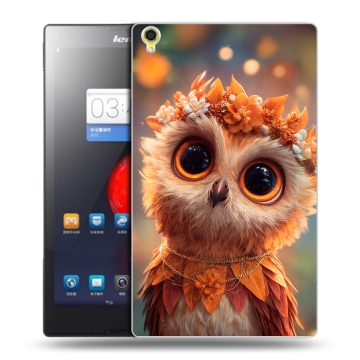 Силиконовый чехол на Lenovo Tab S8 с принтом Милая сова