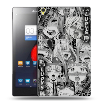 Силиконовый чехол на Lenovo Tab S8 с принтом Ahegao Ахегао Аниме