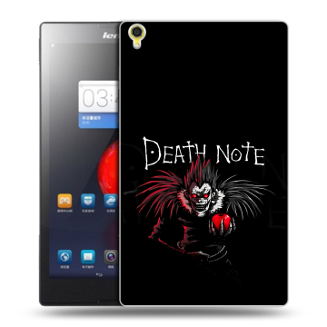 Силиконовый чехол на Lenovo Tab S8 с принтом Death note Тетрадь смерти