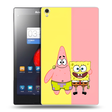 Силиконовый чехол на Lenovo Tab S8 с принтом Спанч боб Спанчбоб