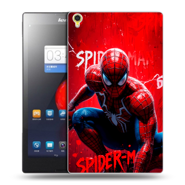 Силиконовый чехол на Lenovo Tab S8 с принтом Spiderman Человек паук Силиконовый чехол на Lenovo Tab S8 с принтом Spiderman Человек паук