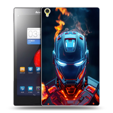 Силиконовый чехол на Lenovo Tab S8 с принтом IronMan Железный человек Силиконовый чехол на Lenovo Tab S8 с принтом IronMan Железный человек