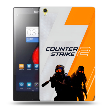 Силиконовый чехол на Lenovo Tab S8 с принтом Counter Strike