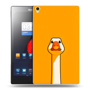 Силиконовый чехол на Lenovo Tab S8 с принтом Смешная утка