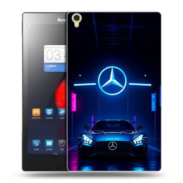 Силиконовый чехол на Lenovo Tab S8 с принтом Mercedes Мерседес