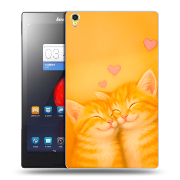 Силиконовый чехол на Lenovo Tab S8 с принтом Милые котята