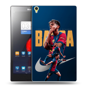 Силиконовый чехол на Lenovo Tab S8 с принтом Барселона Barca Yamal 