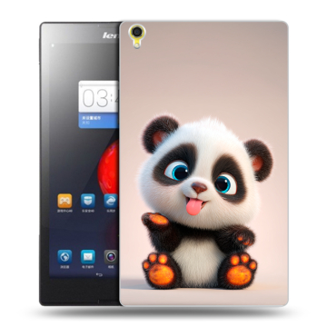Силиконовый чехол на Lenovo Tab S8 с принтом милая панда