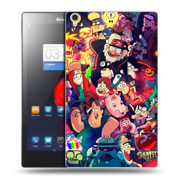Силиконовый чехол на Lenovo Tab S8 с принтом Gravity Falls Гравити Фолз