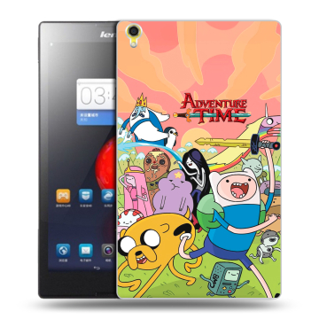 Силиконовый чехол на Lenovo Tab S8 с принтом Adventure time Время приключений