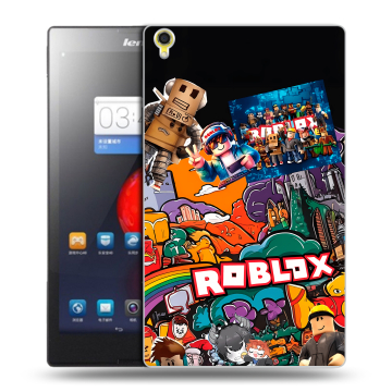 Силиконовый чехол на Lenovo Tab S8 с принтом Roblox Роблокс