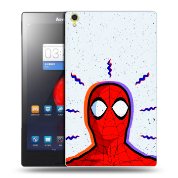 Силиконовый чехол на Lenovo Tab S8 с принтом Spiderman Человек паук