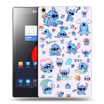 Силиконовый чехол на Lenovo Tab S8 с принтом Лило и Стич