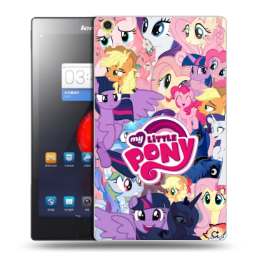 Силиконовый чехол на Lenovo Tab S8 с принтом My little pony Дружба чудо