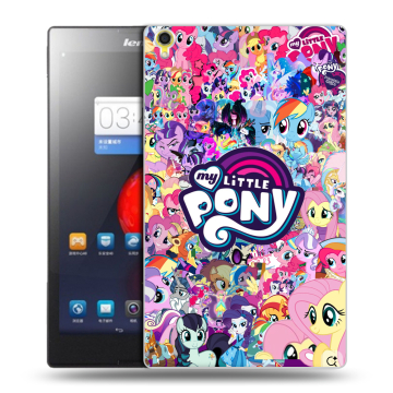 Силиконовый чехол на Lenovo Tab S8 с принтом My little pony Дружба чудо
