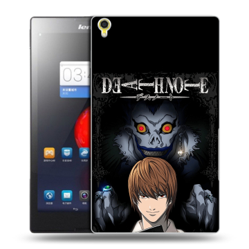 Силиконовый чехол на Lenovo Tab S8 с принтом Death note Тетрадь смерти
