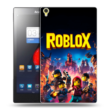 Силиконовый чехол на Lenovo Tab S8 с принтом Roblox Роблокс