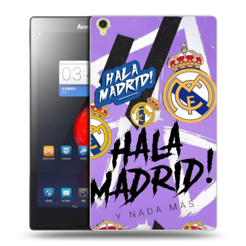 Силиконовый чехол на Lenovo Tab S8 с принтом Real Madrid Реал Мадрид