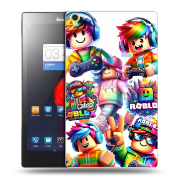 Силиконовый чехол на Lenovo Tab S8 с принтом Roblox Роблокс