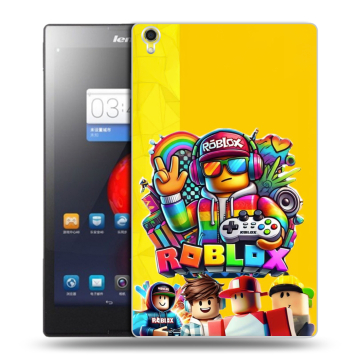 Силиконовый чехол на Lenovo Tab S8 с принтом Roblox Роблокс